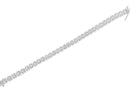 .925 Sterling Silver 1.0 Cttw Diamond Miracle-Set X-Link 7" Tennis Bracelet (I-J Color, I3 Clarity)-4