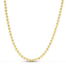 Moon Cut Bead Chain in 14k Yellow Gold (4.00 mm)-1