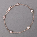 0.45 Carat Genuine Morganite .925 Sterling Silver Bracelet-4