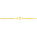 10K Yellow Gold 1/4 cttw Prong Set Round-Cut Diamond Open Heart 18" Pendant Necklace (K-L Color, I1-I2 Clarity)-5