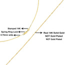 Solid 14K Yellow Gold 0.75mm Classic Box Chain Necklace. Unisex Chain - Size 16 Inches-4