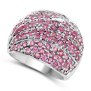 2.97 Carat Genuine Ruby .925 Sterling Silver Ring-2