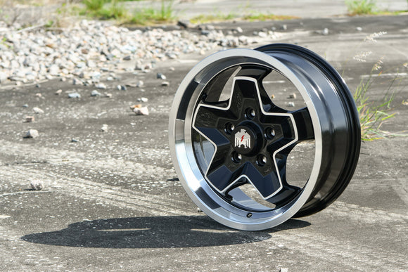 944 COOKIE CUTTER | Gloss Black Machined Face Edge