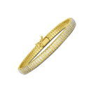 14k Yellow Gold Diamante Flex Bracelet (5.80 mm)-2