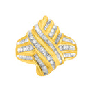 10K Yellow Gold Diamond Bypass Ring (1.0 cttw, H-I Color, I2-I3 Clarity)-1