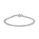 14K White Gold 4.0 Cttw Classic Lab-Grown Diamond Tennis Bracelet (F-G Color, VS2-SI1 Clarity) - 7" Inches-1