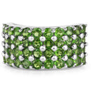3.08 Carat Genuine Chrome Diopside .925 Sterling Silver Ring-3