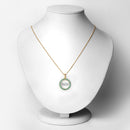 0.54 Carat Genuine Emerald .925 Sterling Silver Pendant-2