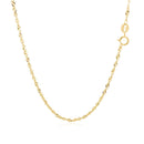 14k Yellow Gold Singapore Chain 1.5mm-3