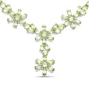 43.02 Carat Genuine Peridot .925 Sterling Silver Necklace-1