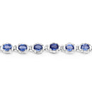 7.02 Carat Genuine Kyanite .925 Sterling Silver Bracelet-3