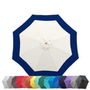 9ft Market Patio Umbrella 8 Rib Replacement Canopy Duet Navy-7
