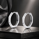 925 Sterling Silver Earrings 1.6*1.5 Size for Unisex-1