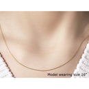 10k Yellow Gold Oval Cable Link Chain (0.97 mm)-6