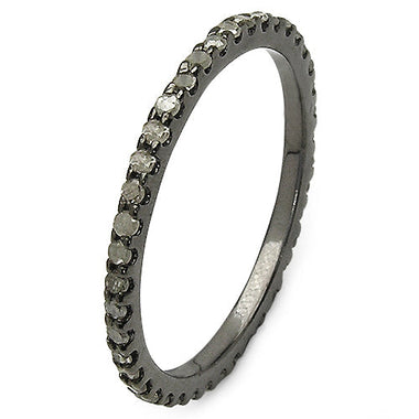 0.60 Carat Genuine TLB Diamond .925 Sterling Silver Ring - 0