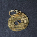 14k Yellow Gold Classic Box Chain 1.1mm-6