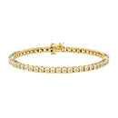 .925 Sterling Silver 1.0 Cttw Miracle-Set Diamond Round Faceted Bezel Tennis Bracelet (I-J Color, I3 Clarity) - 7"-4