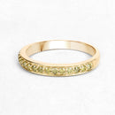 0.32 Carat Genuine Yellow Diamond 14K Yellow Gold Ring (I1-I2)-4