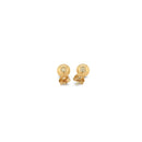 10k Yellow Gold Round Stud Earrings (6.0 mm)-3