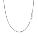 14k White Gold Franco Chain 0.9mm-3