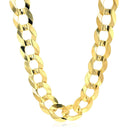 14k Yellow Gold Solid Curb Chain 10.0mm-2