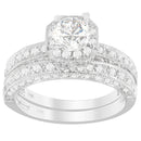 14K White Gold 1 ct. TDW Round Cut Diamond Ring (G-H, I1-I2)-1