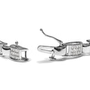 14K White Gold 2.00 Cttw Princess Diamond Invisible Set Link Bracelet (H-I Color, SI2-I1 Clarity) - 7"-2