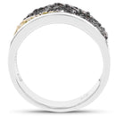 1.32 Carat Genuine multi Diamond .925 Sterling Silver Ring-2