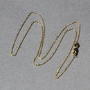 18k Yellow Gold Diamond Cut Cable Link Chain (0.80 mm)-6
