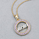 0.64 Carat Genuine Tanzanite .925 Sterling Silver Pendant-4