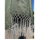 9ft 6 Ribs Replacement Umbrella Canopy w/ Tassels in Sage Green (Canopy Only)-3
