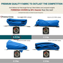9ft Market Patio Umbrella 6 Rib Replacement Canopy Capri Blue Olefin-4