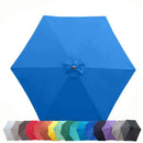 9ft Market Patio Umbrella 6 Rib Replacement Canopy Capri Blue Olefin-9