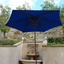 9ft Market Patio Umbrella 6 Rib Replacement Canopy Navy Olefin-8