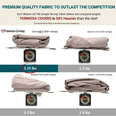 9ft Market Patio Umbrella 6 Rib Replacement Canopy Taupe-5