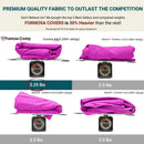 9ft Market Patio Umbrella 8 Rib Replacement Canopy Fuchsia-4