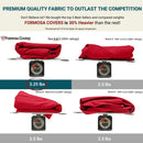 9ft Market Patio Umbrella 8 Rib Replacement Canopy Red-3