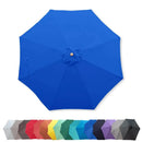9ft Market Patio Umbrella 8 Rib Replacement Canopy Royal Blue-8
