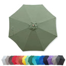9ft Market Patio Umbrella 8 Rib Replacement Canopy Sage Green-9