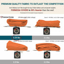 9ft Market Patio Umbrella 8 Rib Replacement Canopy Tangerine-2