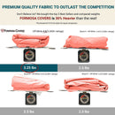 9ft Market Patio Umbrella 8 Rib Replacement Canopy Peach Coral-2
