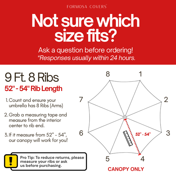 9ft Market Patio Umbrella 8 Rib Replacement Canopy Navy Olefin