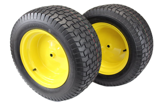 22x9.50-12 4 Ply Turf Tires & Wheels for John Deere Lawn & Garden Mower Turf Tires (Set of Four)