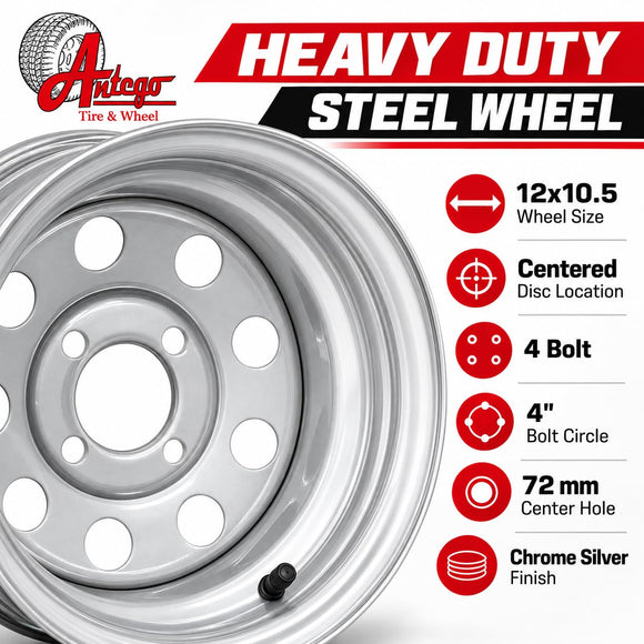 Antego 25x12-12 Turf Rear Wheel Assemblies, Set of 2, Dixie Chopper 401745