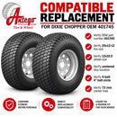 Antego 25x12-12 Turf Rear Wheel Assemblies, Set of 2, Dixie Chopper 401745-6