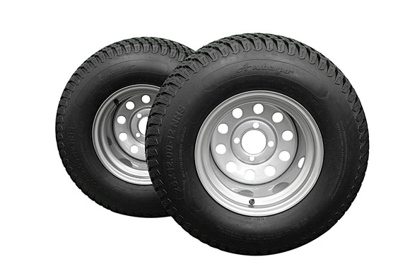 Antego 25x12-12 Turf Rear Wheel Assemblies, Set of 2, Dixie Chopper 401745