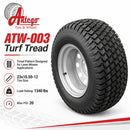 Antego 23x10.50-12 Turf Rear Wheel Assemblies, 2-Pack, Dixie Chopper 401886-9