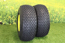 20x8.00-8 4 Ply Tires with 8x7 John Deere Yellow Wheels for Lawn & Garden Mower Turf Tires (Set of 4)-2