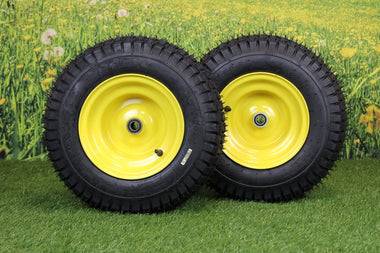 16x6.50-8 Tires & Wheels 4 Ply for Lawn & Garden Mower Turf Tires .75" Bearing (Set of 2) - 0