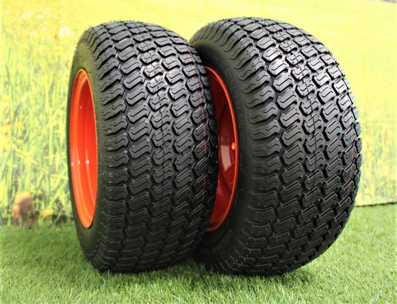 Antego Tire & Wheel (Set of 2) 18x7.50-10 | Perfect Fit for Kubota OEM Part #K3001-17300